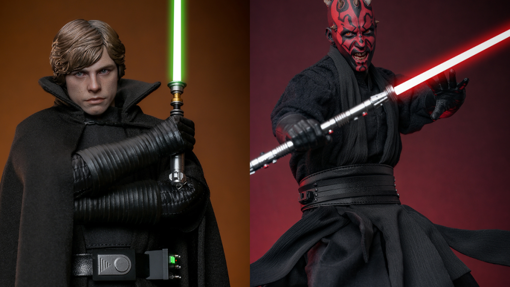 New Hot Toys Figures of Luke Skywalker from STAR WARS: DARK EMPIRE and Darth Maul from THE PHANTOM MENACE Released